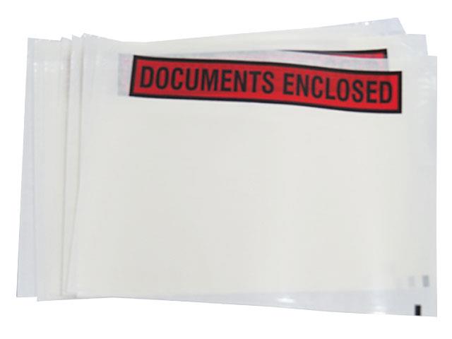 500 x A5 Printed Document Enclosed Wallets 165mm x 225mm